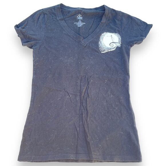 Disney Tops - The Nightmare Before Christmas Women's V-Neck  T-Shirt Sz. XS